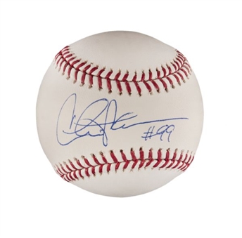 Charlie Sheen Single-Signed Baseball